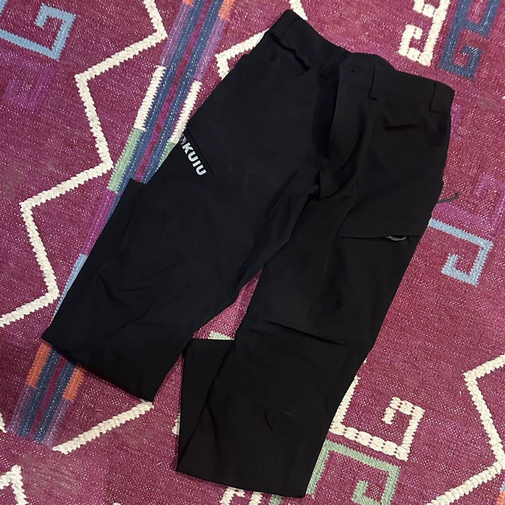 KUIU Black Cargo Pants for Men